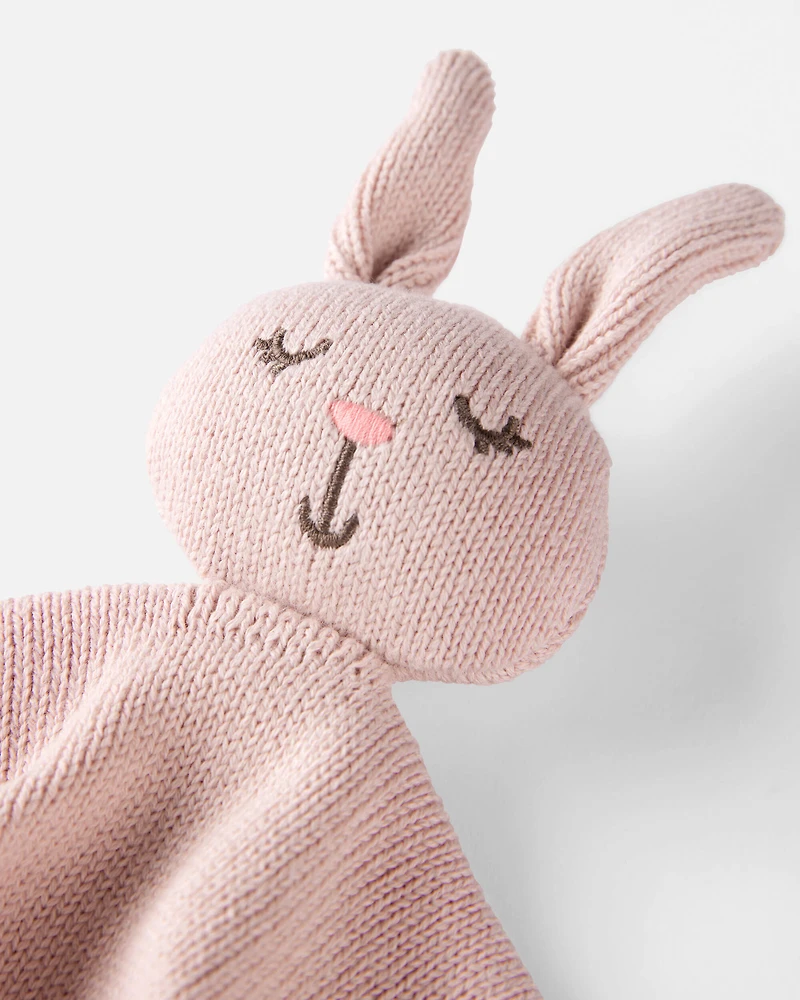 Baby Girl Organic Cotton Bunny Lovey