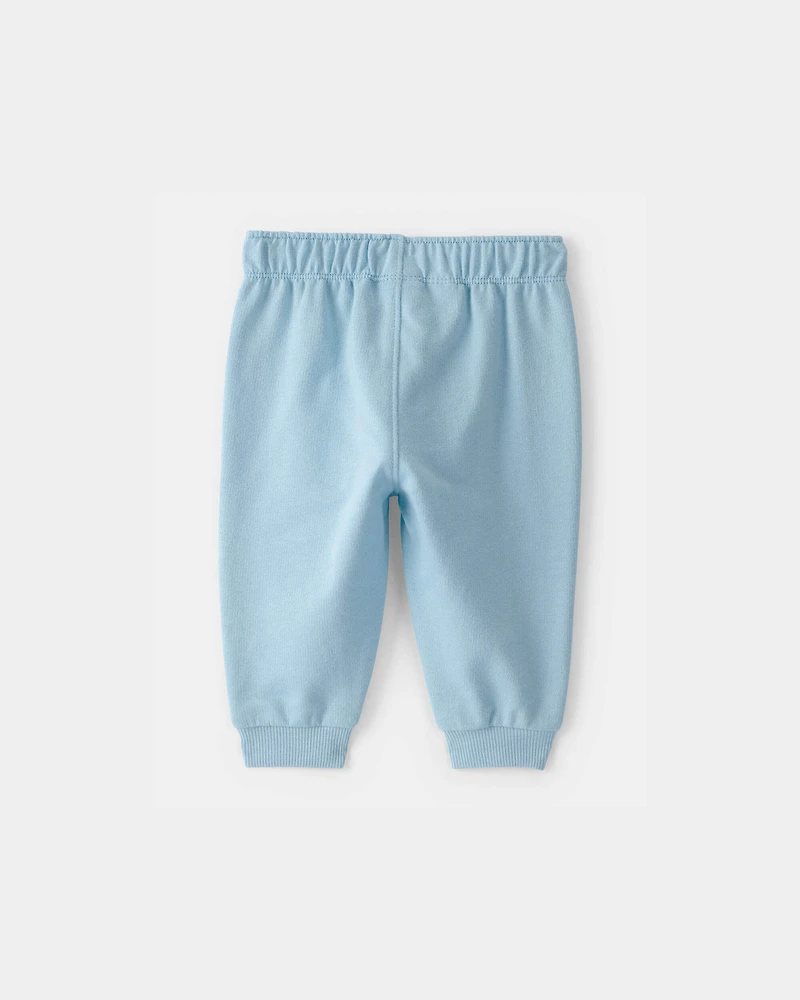 Baby Boy French Terry Pants - Blue