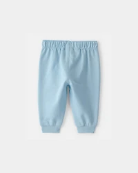 Baby Boy French Terry Pants - Blue