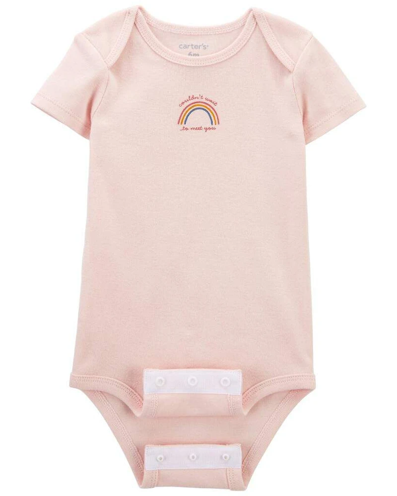 Baby Girl Preemie Rainbow Bodysuit