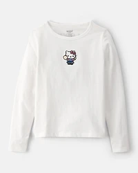 Girls Hello Kitty® Long-Sleeve Top - White