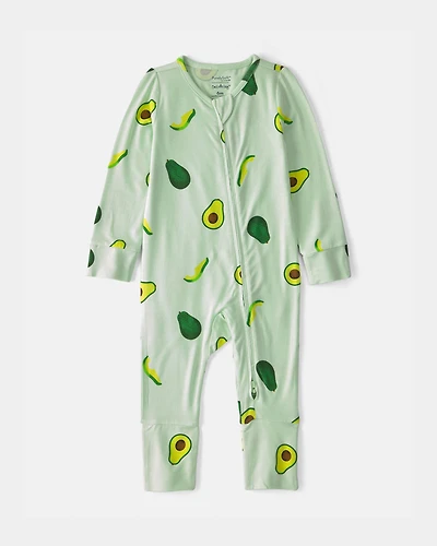 Baby Avocado PurelySoft Sleep & Play Pajama - Green