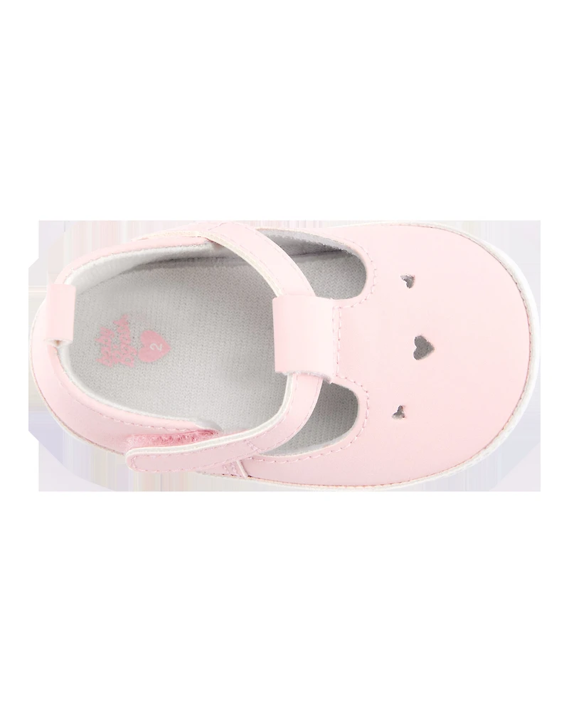 Baby Girl Heart Sneakers - Pink