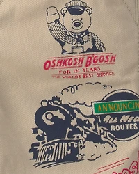 Baby Train Overalls - Khaki