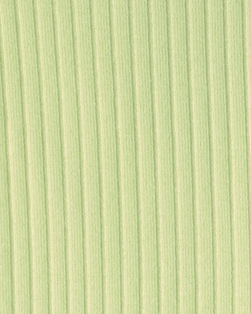 Toddler Girl Ribbed Bike Shorts - Green