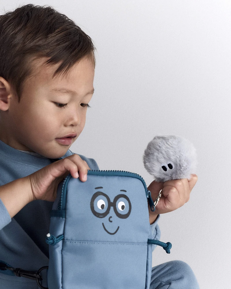 Toddler Squish Bag Charm - Grey