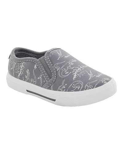 Toddler Dinosaur Slip-On Sneakers