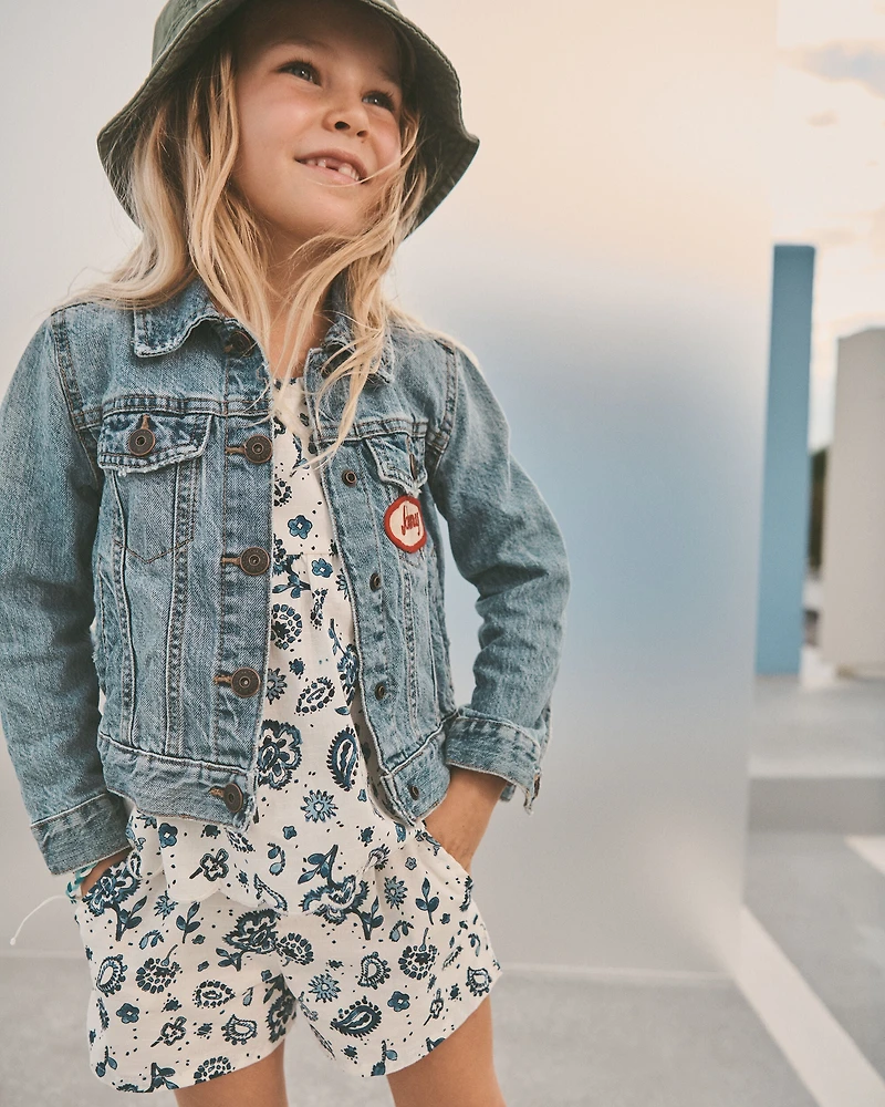 Toddler Denim Jacket - Medium Wash