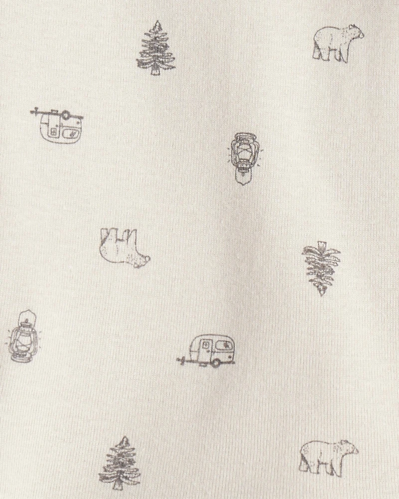 Baby Boy 3-Piece Vest, Bodysuit & Pant Set - Ivory/Grey