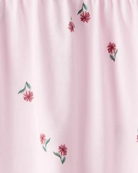 Toddler Girl Floral Top - Pink