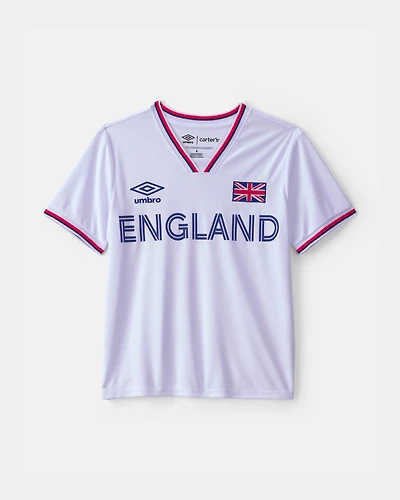 Kid Umbro England Soccer Jersey - White