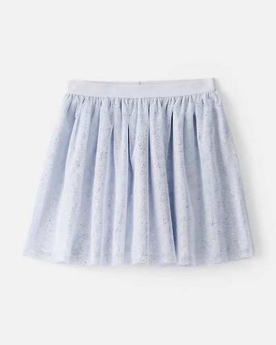 Girls Sparkle Tulle Skirt - Blue