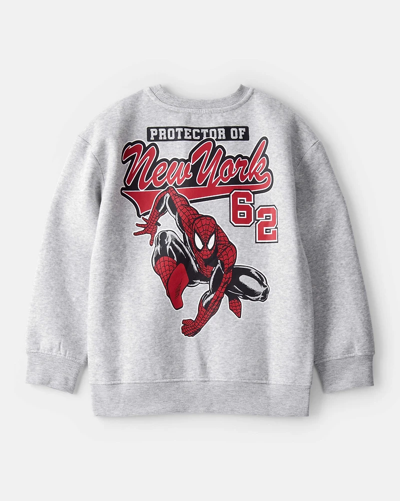 Boys 2-Piece ©Marvel Spider-Man Pullover Sweatshirt & Joggers Set - Grey