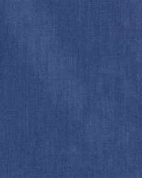 Girls 2-Piece Scallop Chambray Top & Short Set - Blue