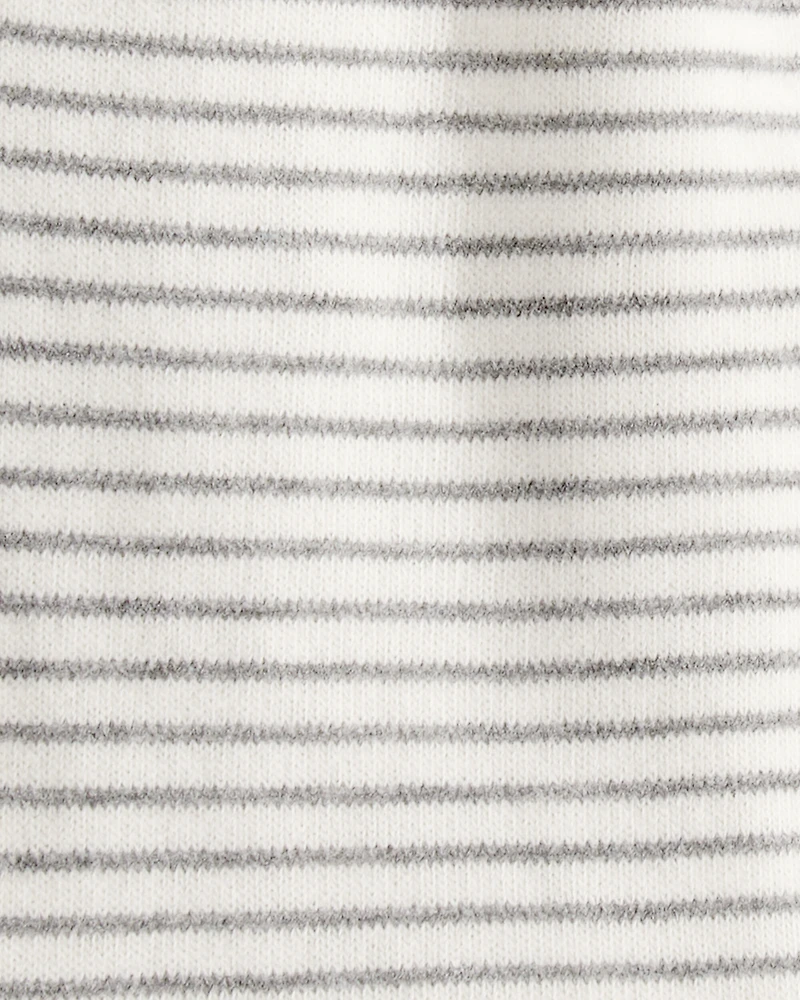 Baby Boy Striped Pants - Grey