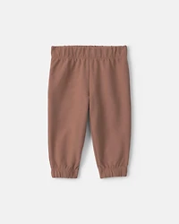 Baby Boy 3-Piece Corduroy Layering Set - Burgundy/Brown