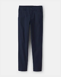 Girls 2-Pack Uniform Skinny Pants - Navy