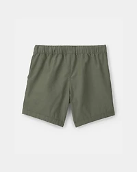 Toddler Boy Canvas Shorts - Green