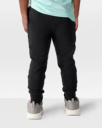 Toddler Boy Pull-On Drawstring Joggers - Black