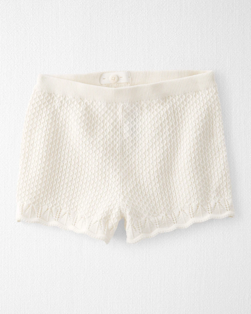 Girls 2-Piece Organic Cotton Sweater Knit Set