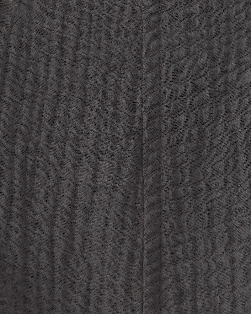 Baby Organic Cotton Gauze Shortalls