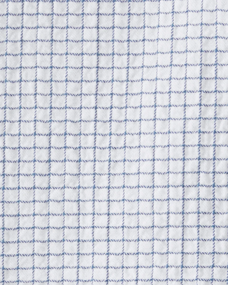 Baby 2-Piece Organic Cotton Gauze Checkered Set