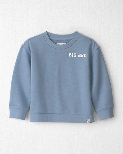 Toddler Boy Organic Cotton Big Bro Pullover