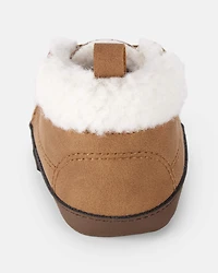 Baby Boy Sherpa Lined Boots - Brown