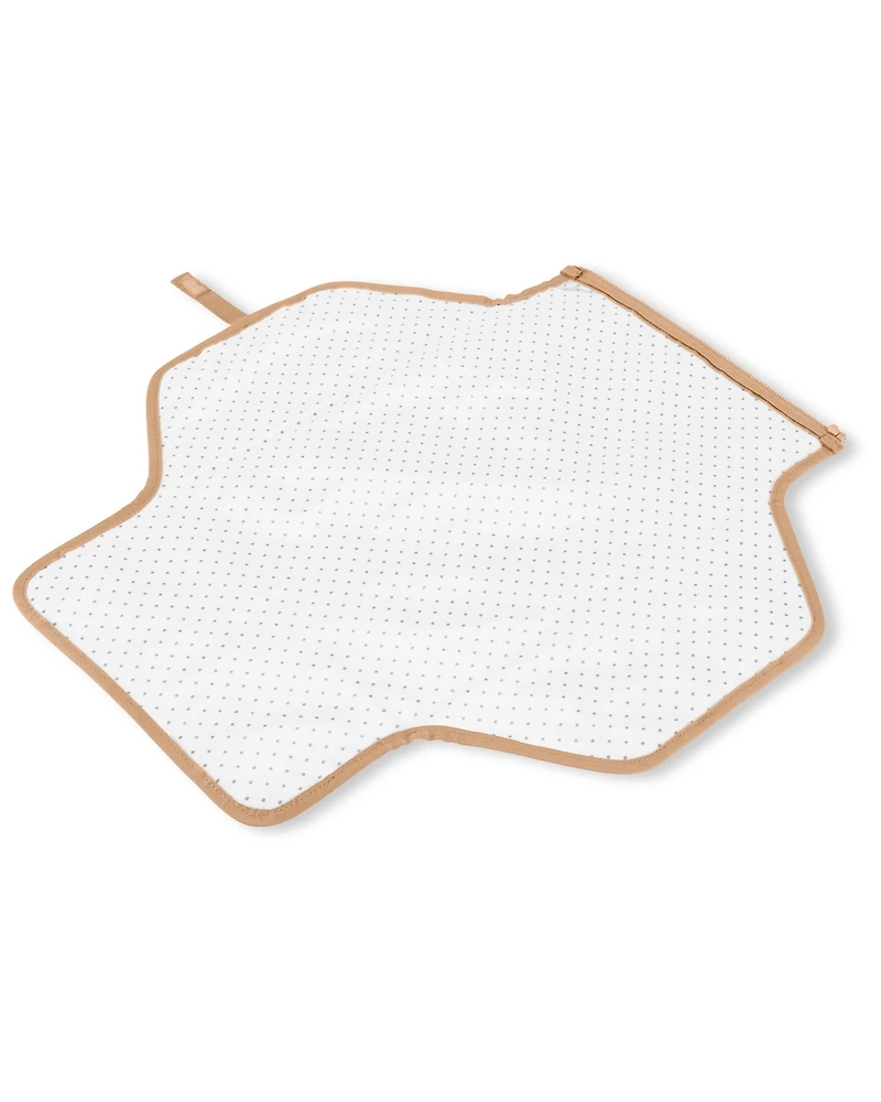 Pronto Signature Changing Station - Beige Swirl Dot