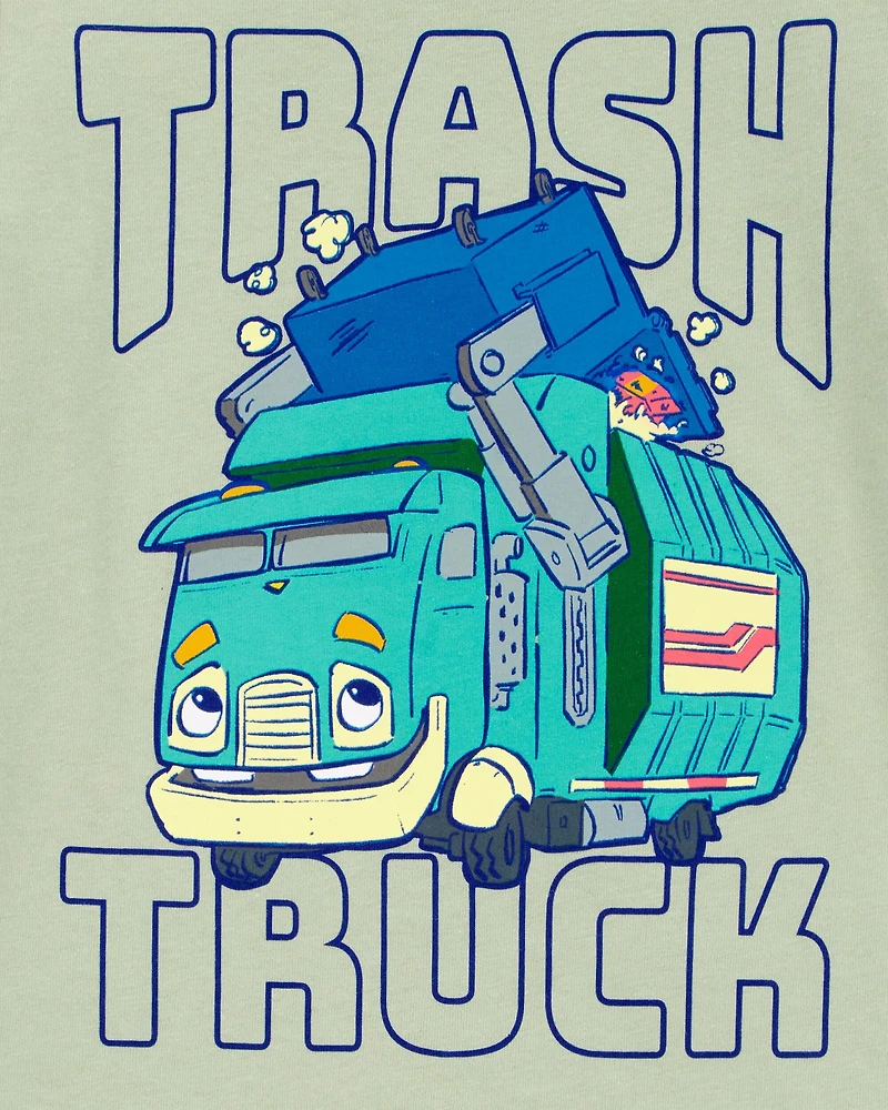 Toddler Boy Trash Truck™ Short-Sleeve Graphic Tee - Green