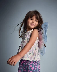 Toddler Girl Iridescent Butterfly Wings