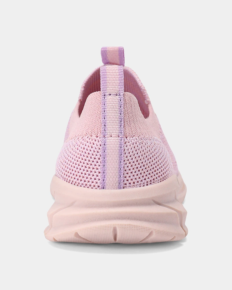 Toddler Girl Pull-On Athletic Sneakers - Pink
