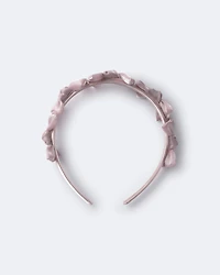 Toddler Girl Bow Headband - Mauve