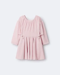 Toddler Girl Velvety Avenue Twirl™ Dress - Light Pink
