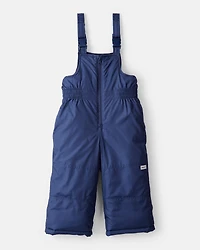 Toddler Overall Snow Bibs - Navy