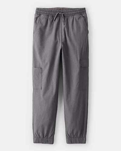 Boys Active Woven Joggers - Grey