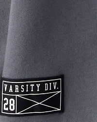 Boys Color-Block Pullover Sweatshirt - Black