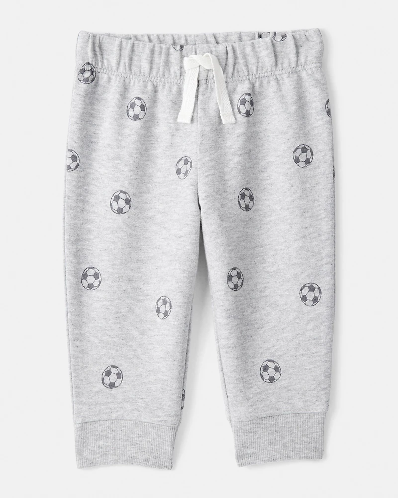 Baby Boy 2-Piece 'Just Kickin it' Soccer Bodysuit & Pant Set - Green