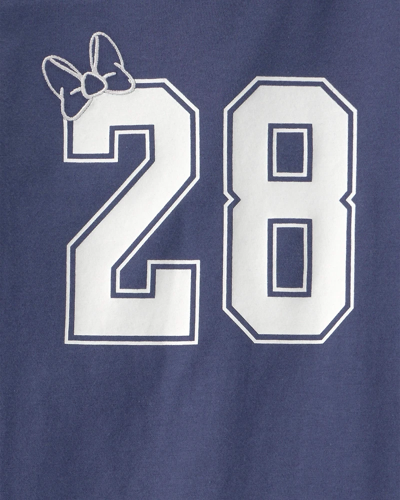 Girls Disney© Minnie Mouse Long-Sleeve Top - Navy
