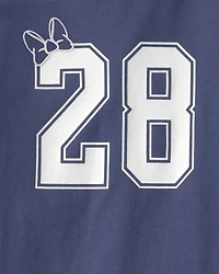 Girls Disney© Minnie Mouse Long-Sleeve Top - Navy