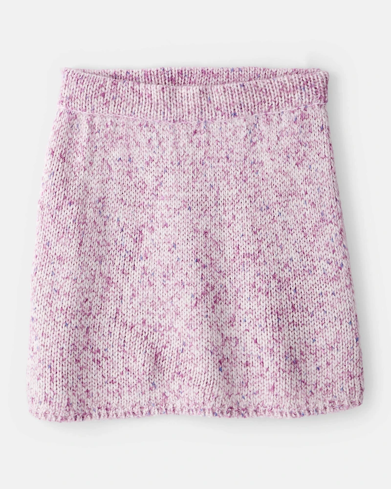 Girls Sweater Skirt - Pink
