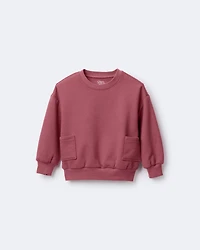 Toddler Otter Sweatshirt™ with Pockets - Burgundy