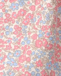 Baby Girl Organic Cotton Gauze Dress in Spring Floral Print