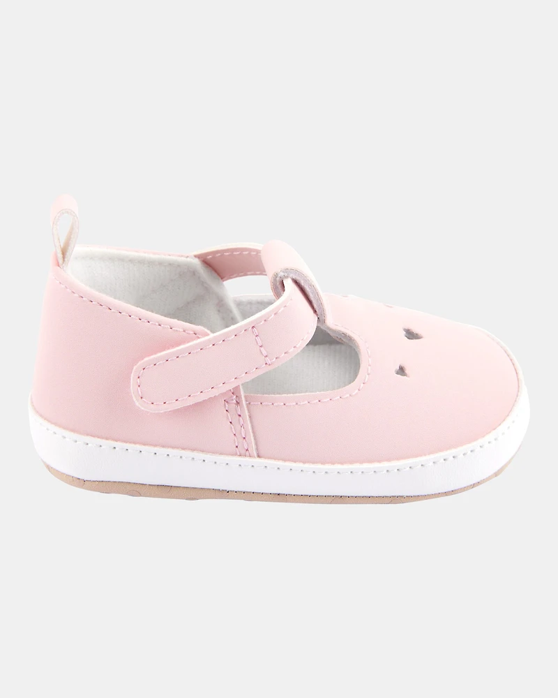 Baby Girl Heart Sneakers - Pink