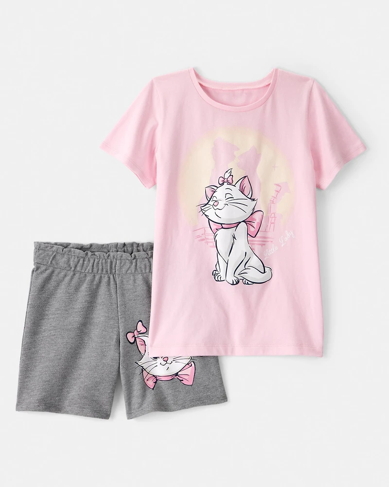 Girls 2-Piece Aristocat Outfit Set