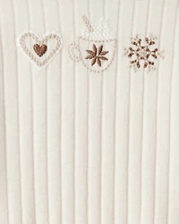 Baby Girl Long-Sleeve Top - Ivory