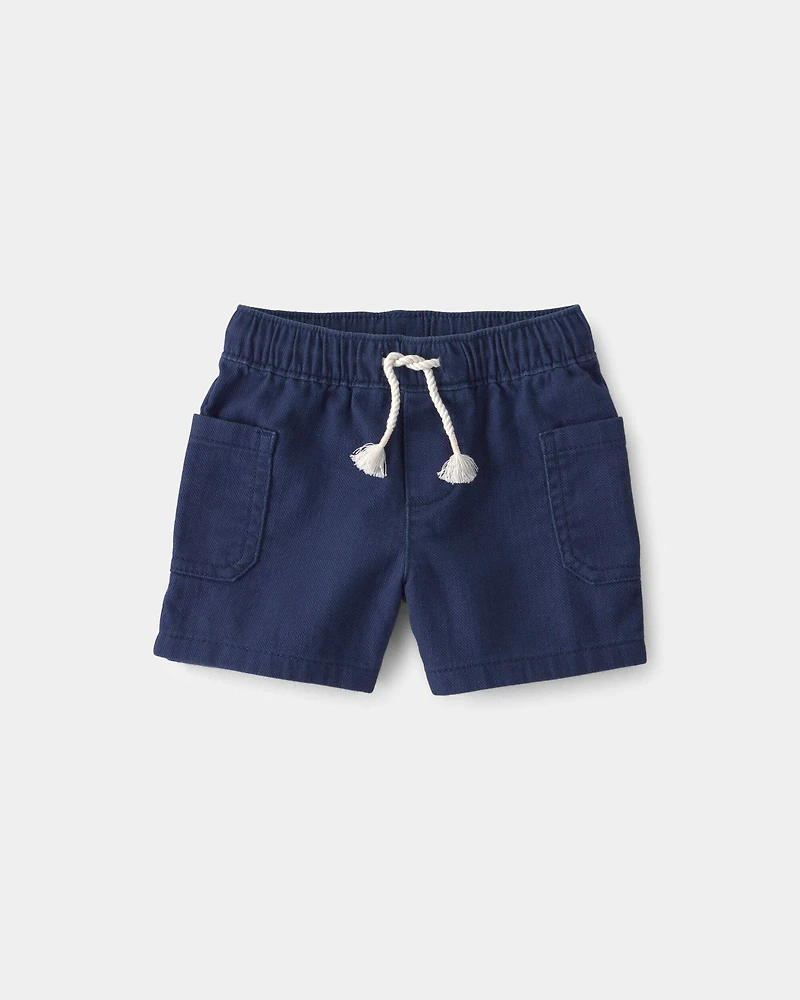 Baby Boy 2-Piece Polo Shirt & Short Set - Blue