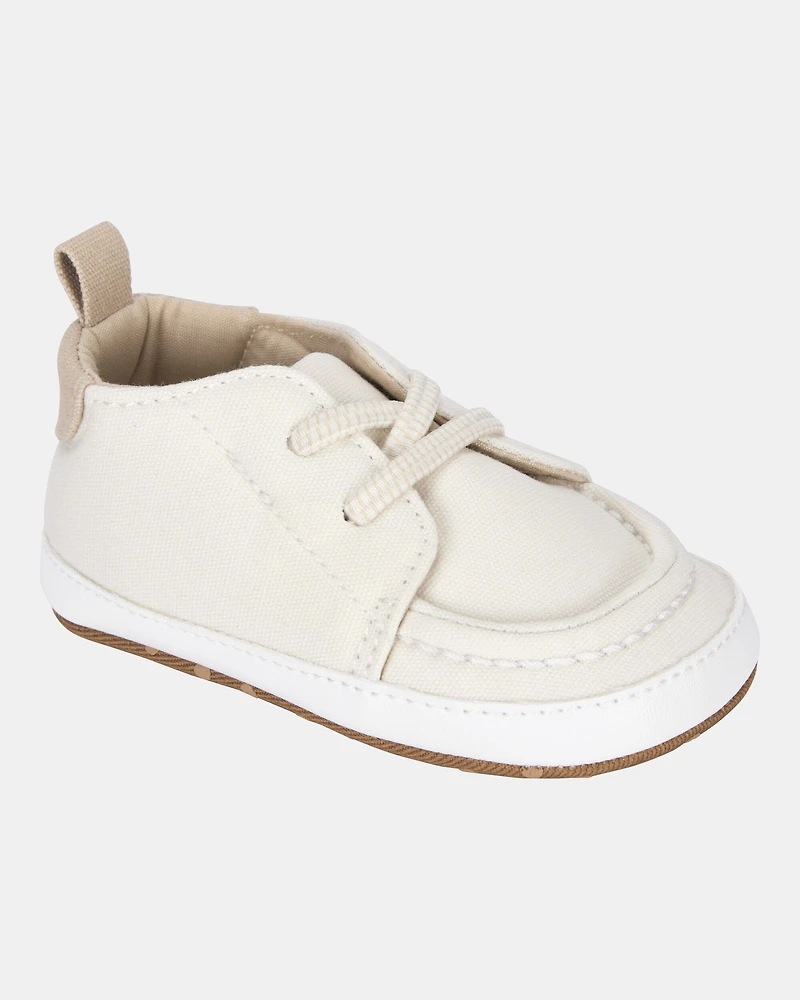 Baby Boy Casual Boat Shoes - White