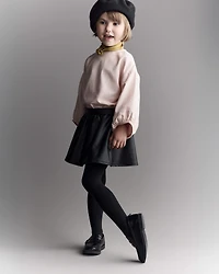 Toddler Girl Blouson Cuffed Long-Sleeve Top - Blush