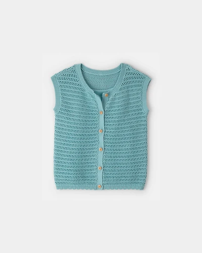 Girls 2-Piece Sweater Top Set - Blue